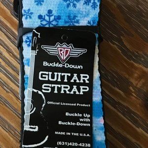 BD Guitar Strap Buckle Up Buckle-Down Disney Frozen Elsa Official Licensed NEW